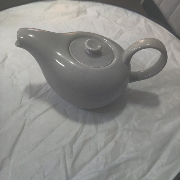 Vintage Russel Wright Teapot Slate Grey Mid-Century Modern Design glazed ceramic - Picture 5 of 9